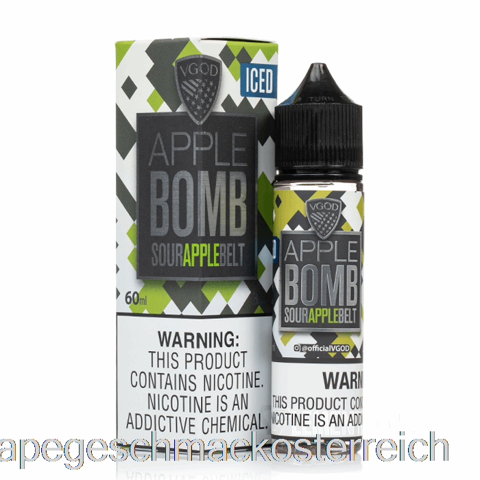 Iced Apple Bomb – Vgod E-Liquid – 60 Ml, 6 Mg Vape-Geschmack
